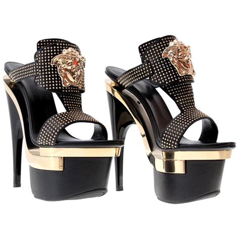 versace female sandals|versace palazzo high heels.